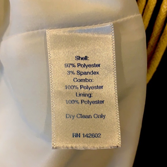 Sail to Sable Womens Size Medium Sleeveless Lemon Shift Dress Zipper - Picture 6 of 7